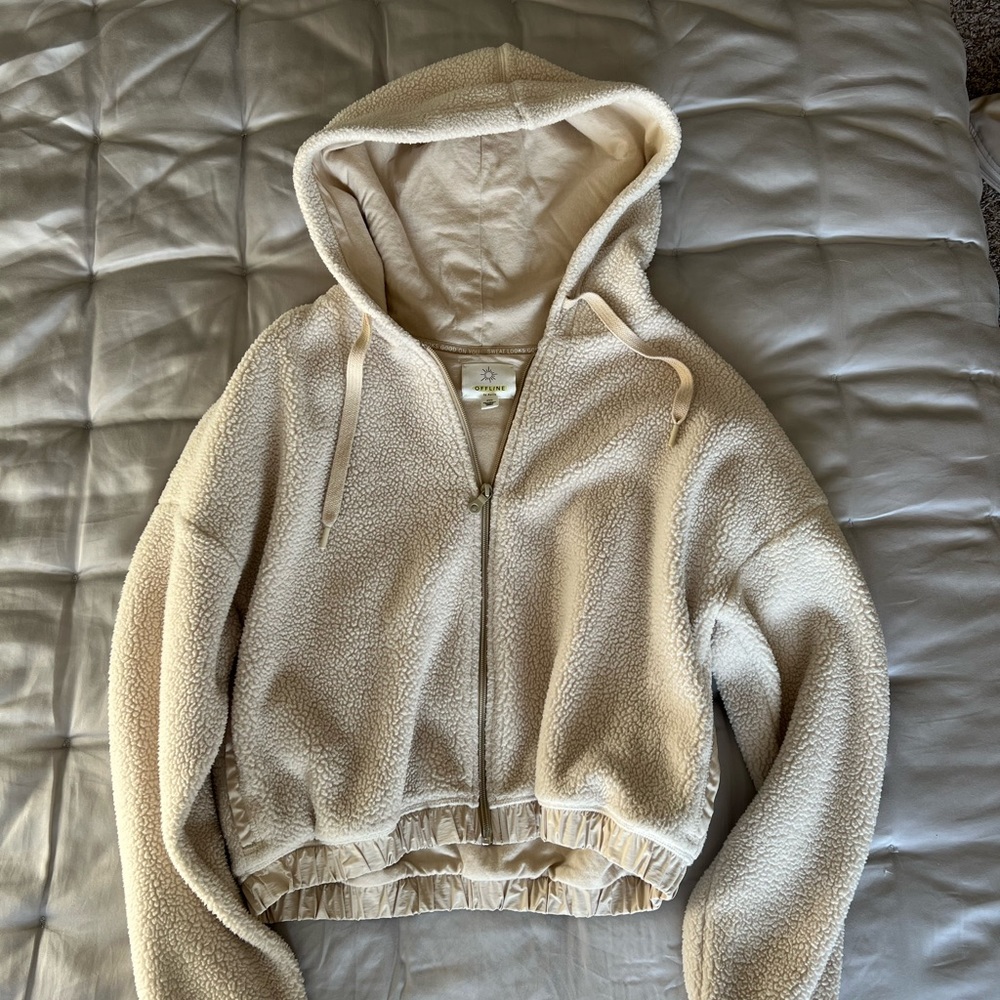 Aerie Sherpa Zip-Up